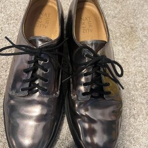 Naturalizer Women’s Shiny Metallic Oxfords